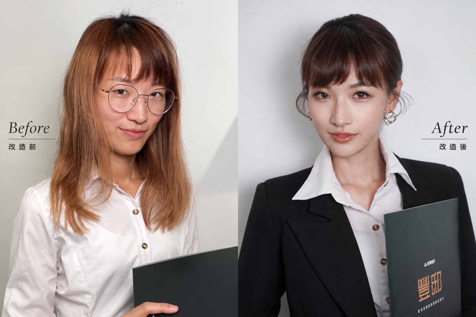 素人改造第9期｜房仲形象妝容改造，找到適合自己的專業感