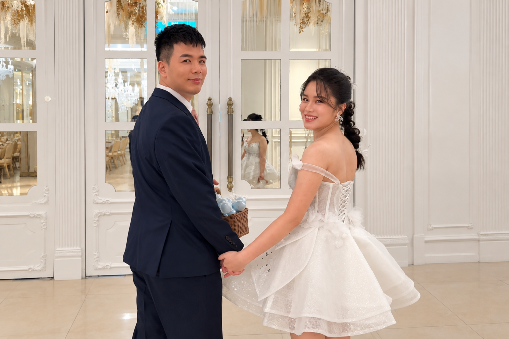 成都愛樂婚禮造型|三套白紗高級千金妝新娘實錄