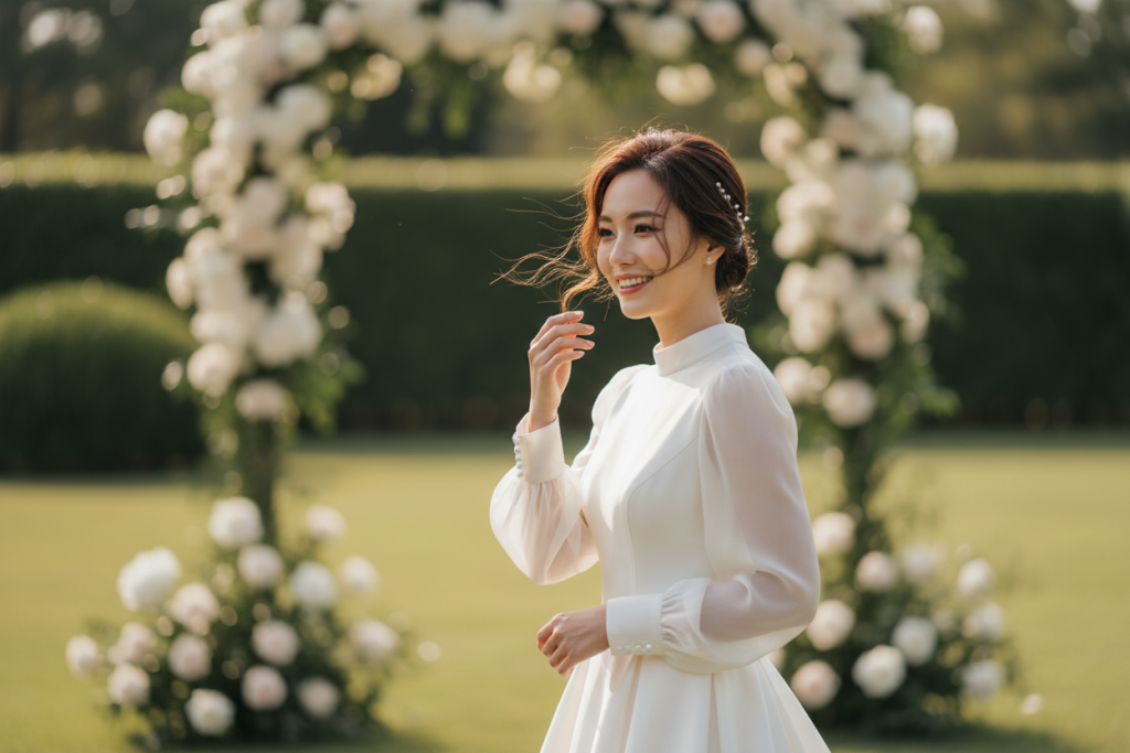 戶外婚禮妝髮怎麼撐?防風、防汗與防曬重點