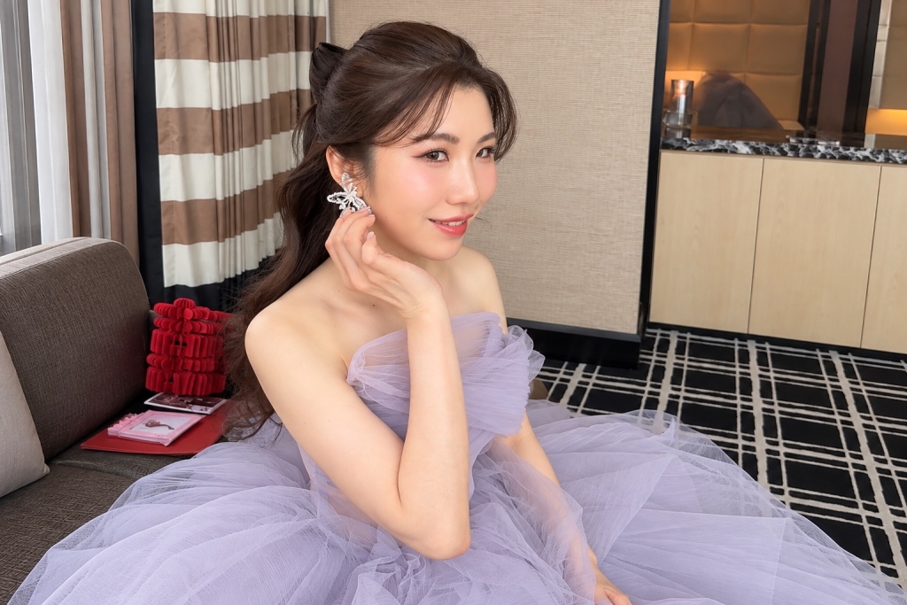 台中林酒店法蝶婚紗｜韓系浪漫四套新娘